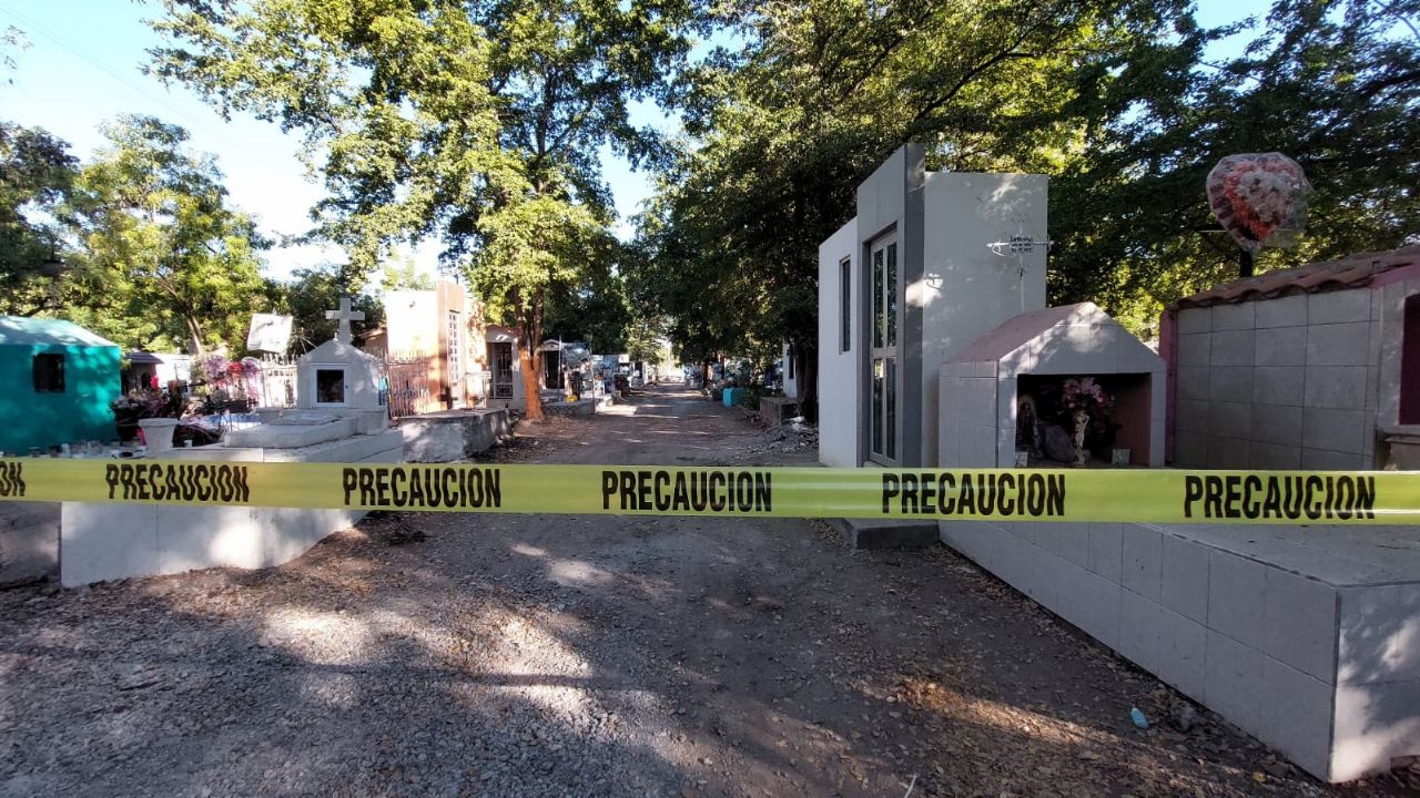 Encintado y asesinado encuentran a un hombre en cementerio de Culiacán