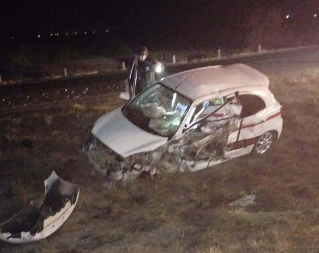 Accidente en la México 15 en el Valle del Carrizo deja una persona