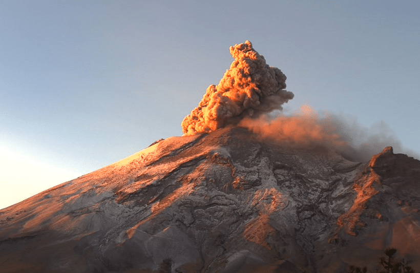 Fotos Así luce el volcán Popocatépetl está en constante actividad