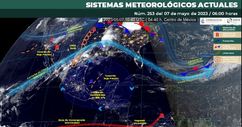 Lluvias y altas temperaturas Así estará el clima en México este