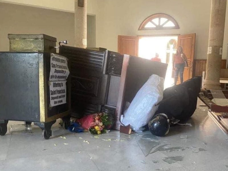 Irrumpi En Templo De Sonora Y Caus Varios Destrozos Tiene Un