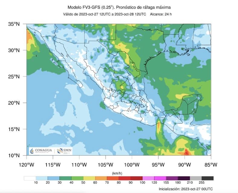 Con frío y lluvia engelante Así se esperan los efectos del sistema