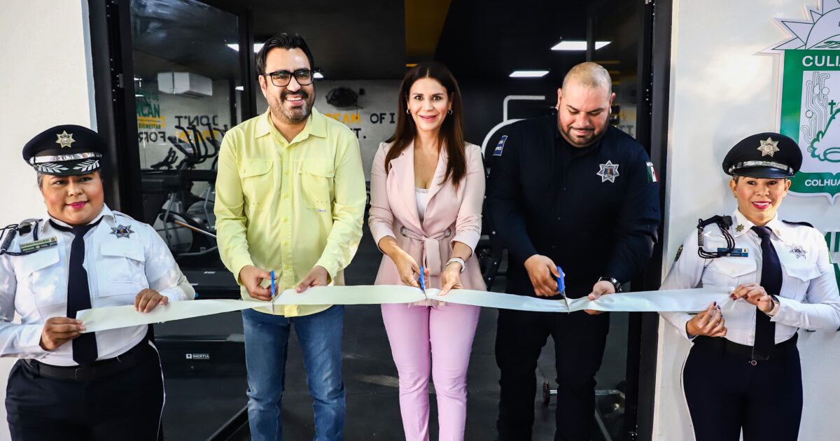 Polic As De Culiac N Ya Tienen Gimnasio Alcalde Inaugura Obra Y