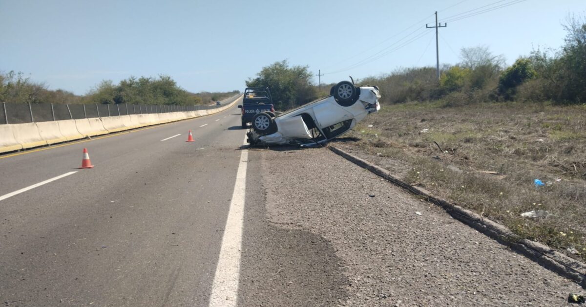 Una Joven Lesionada Tras Volcadura En La Autopista Cerca De Estaci N