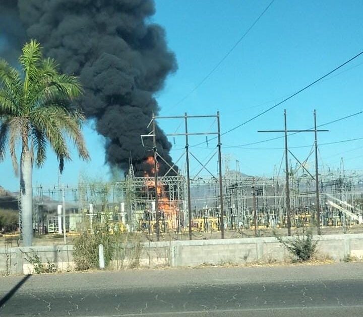 Se Incendia La Termoel Ctrica De San Blas En El Fuerte L Nea Directa