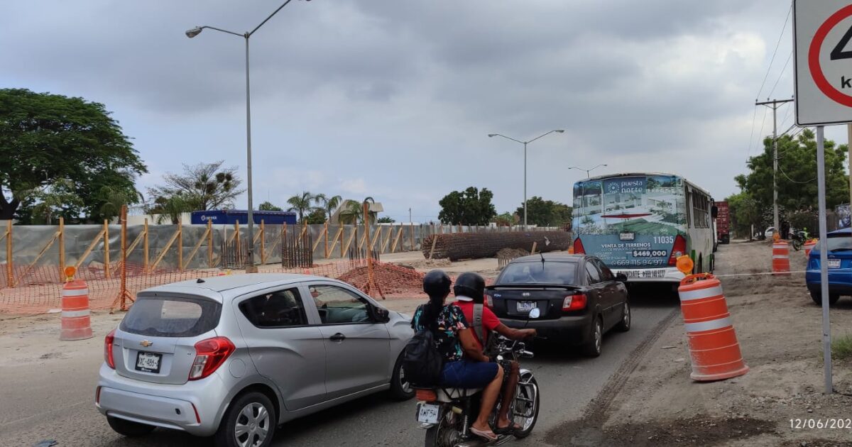 Toma rutas alternas Tránsito Mazatlán pide a conductores evitar zona