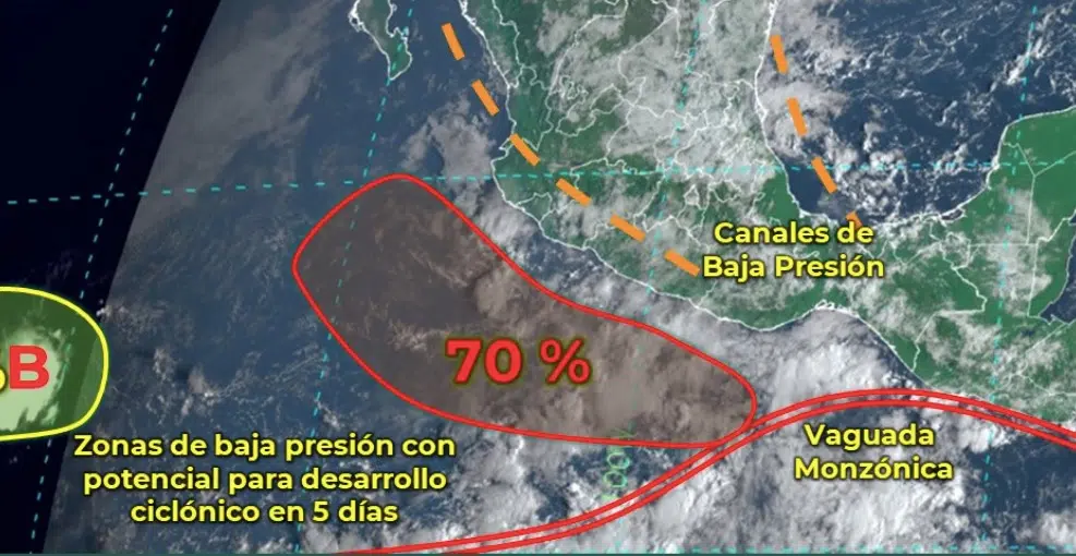 ¡Cuidado Sinaloa! Confirma el SMN posible impacto de ciclón o huracán el 2 de octubre