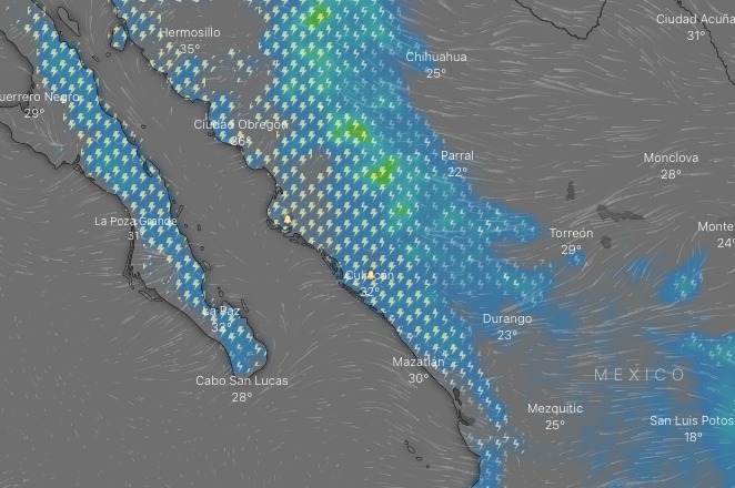 ¡Que no te engañe el Sol! Intensa actividad eléctrica se espera tarde y noche en Sinaloa: SMN