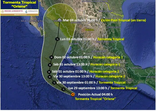 Ciclón Tropical Orlene