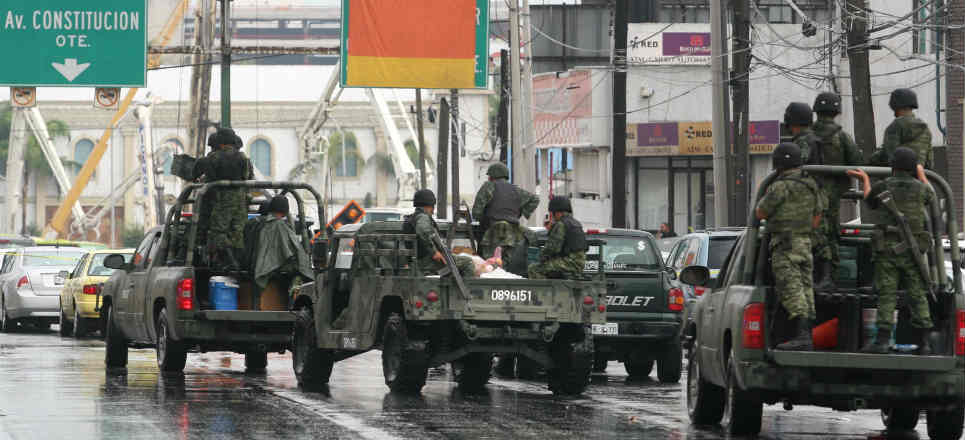Ejército en las calles