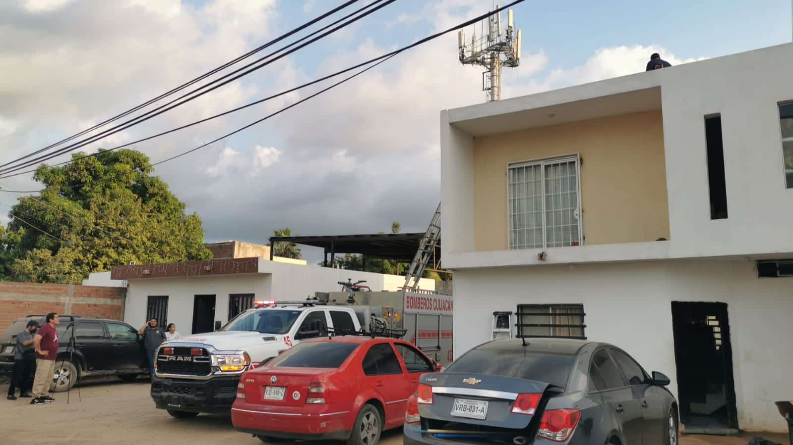 Marcelino sufre descarga electrica en Culiacán