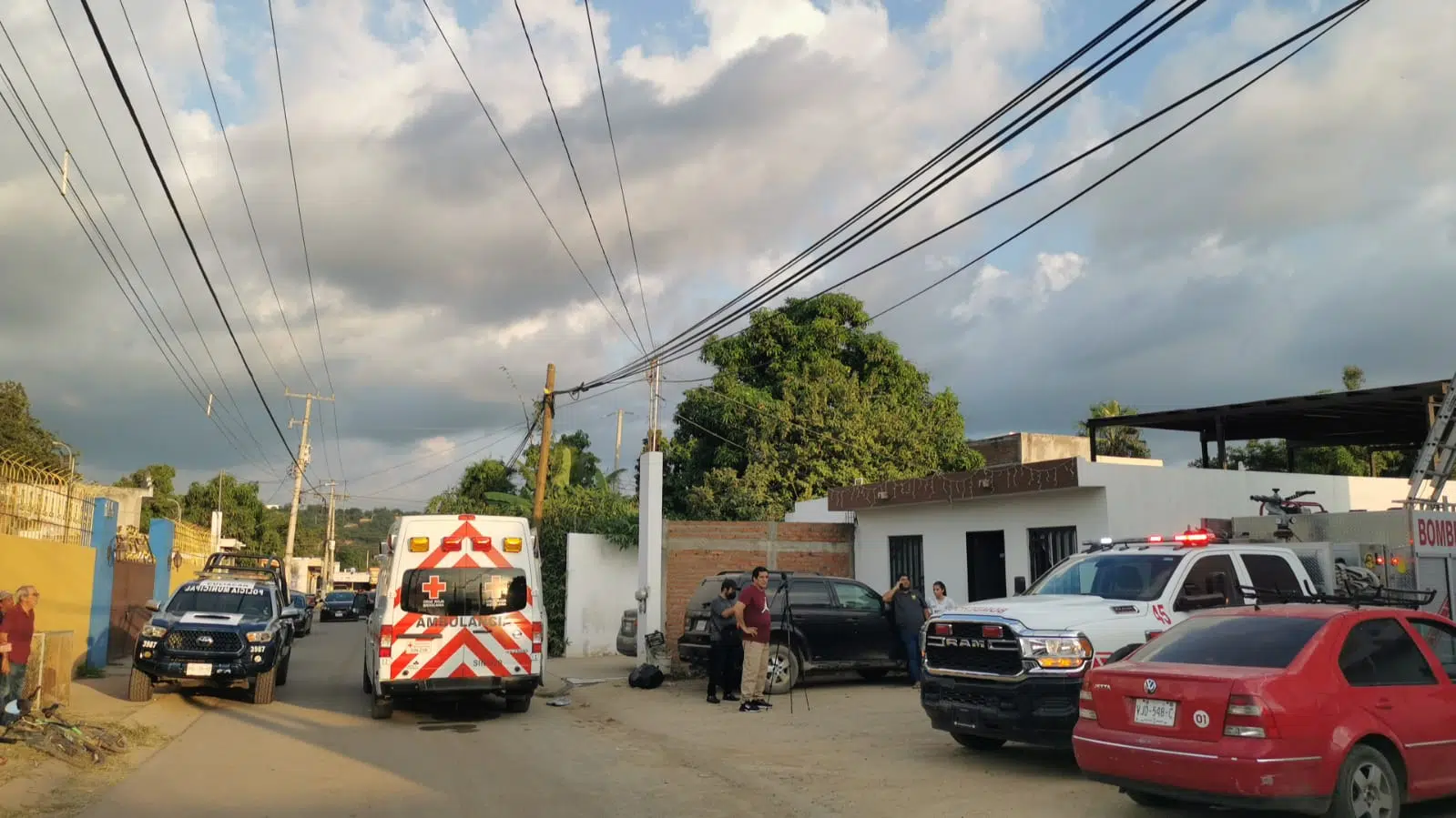Marcelino sufre descarga electrica en Culiacán