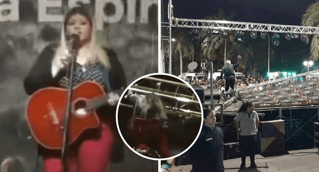 ¡La historia se repite! Pantalla se desploma y aplasta a cantantes durante concierto en Argentina: VIDEO