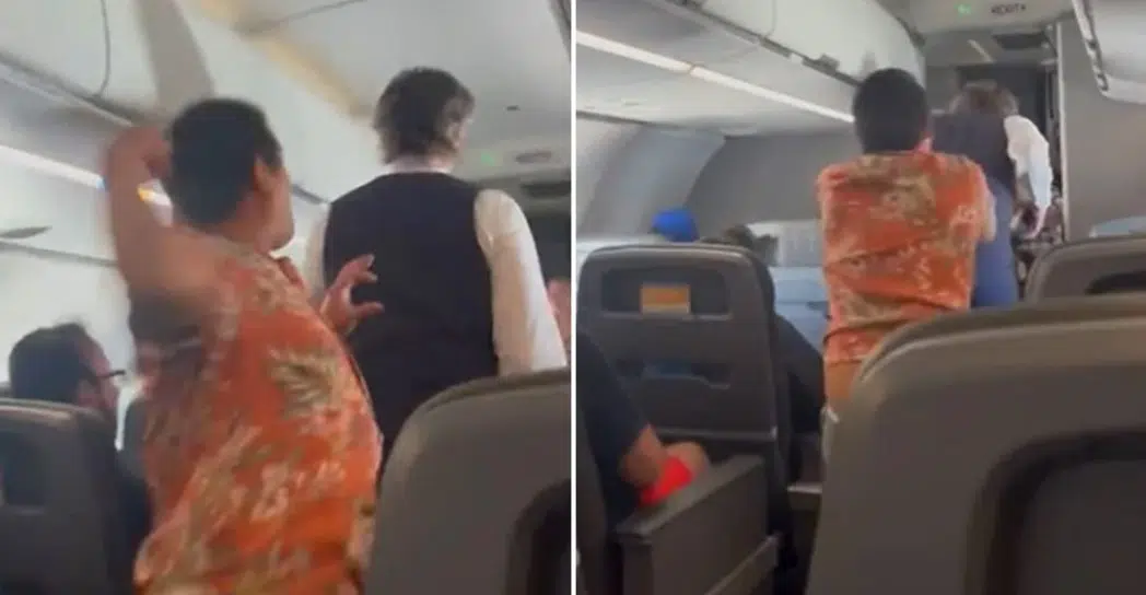 VIDEO: Pasajero golpea a sobrecargo en vuelo de México a Los Ángeles; podría ir a prisión