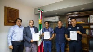 Ofrecen a policías y tránsitos de Guasave mejores oportunidades de profesionalización; firman convenio con Unipol