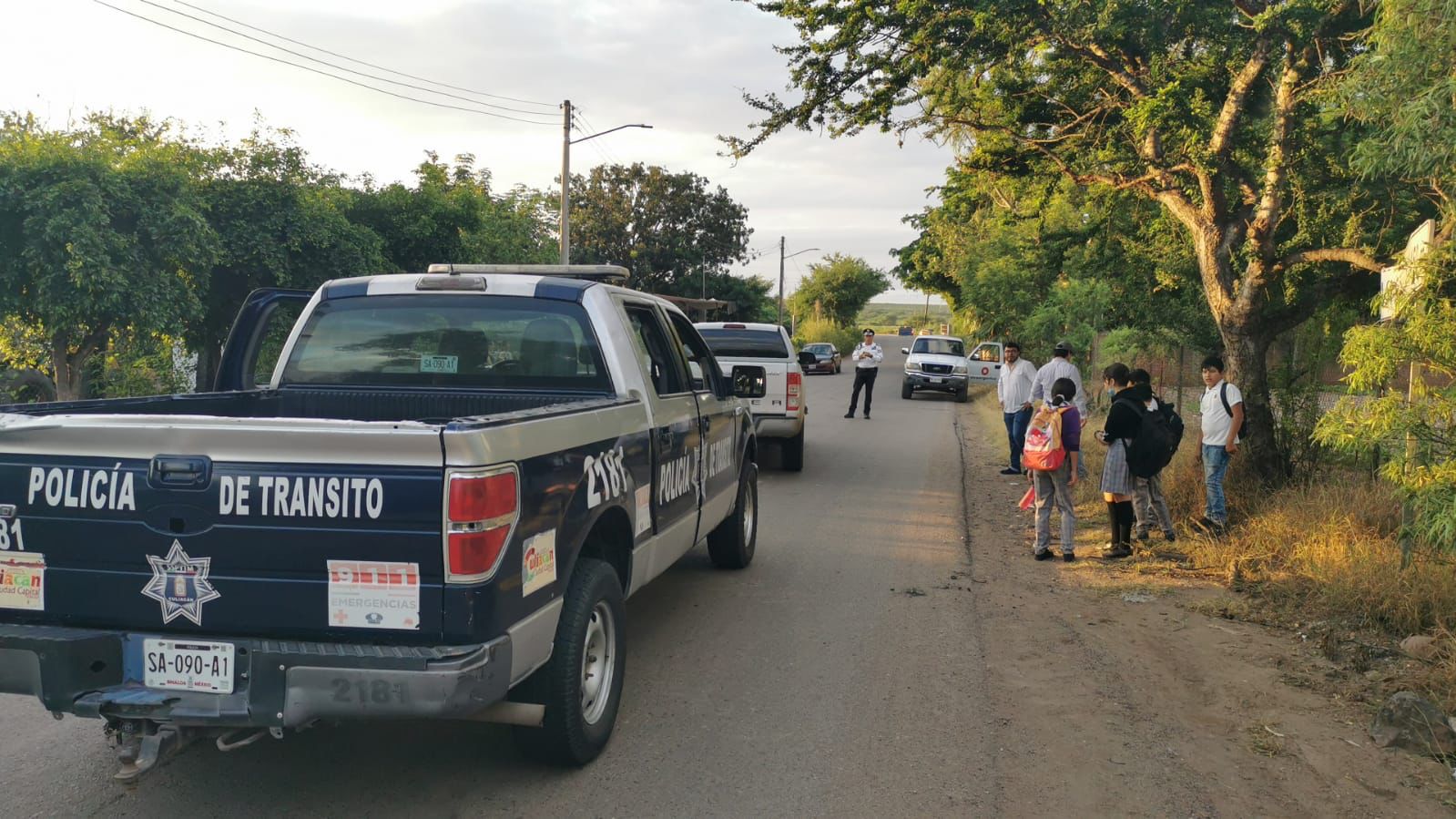 Victoria resultó con fractura en clavícula y contusión en rodilla al ser atropellada cuando se dirigía a la secundaria