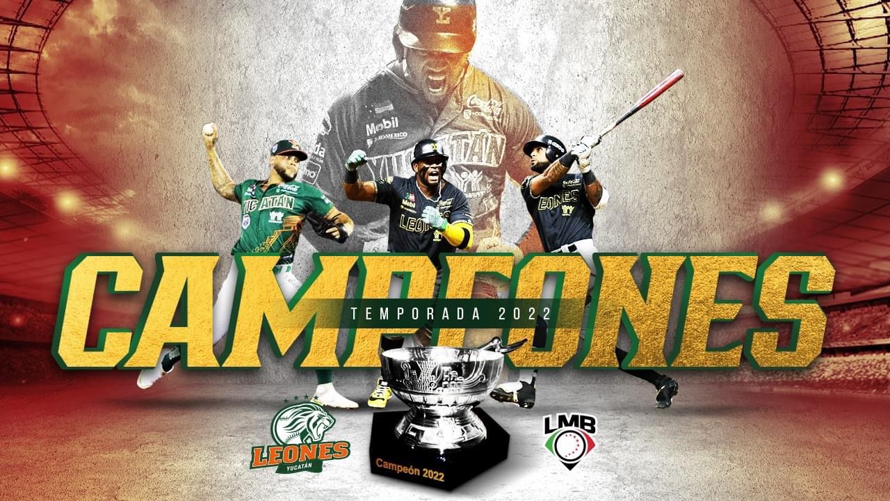 LMB! “Cafecito” Martínez explota y Leones de Yucatán son campeones de la  Serie del Rey | Línea Directa