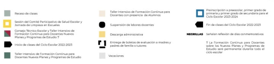 Indicaciones para el calendario escolar 2022-2023 de la SEP.