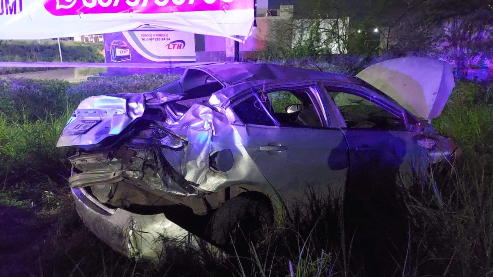 Accidente vial deja seis lesionados al sur de Culiacán / Fotos Geovany Elizalde