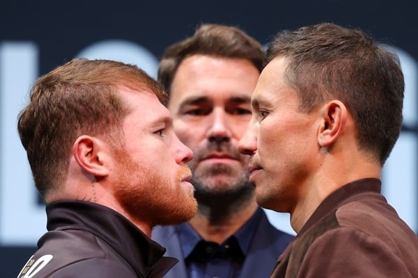 Saul El Canelo contra Golovkin
