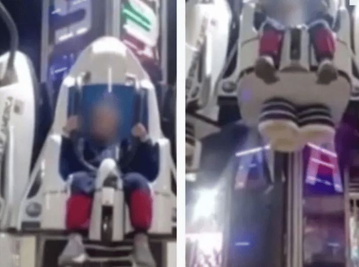 Juego mecánico se desprende en Sao Paulo y deja tres personas lesionadas: VIDEO