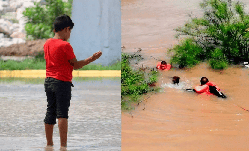 ¡Tragedia! Dos hermanitos murieron ahogados mientras jugaban en el Río Nazas, Coahuila
