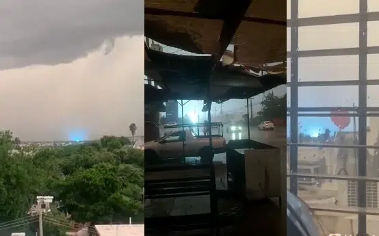 Video: ¿Qué es? Destello azul sorprende en tormenta en Culiacán; después reportan varios sectores sin luz