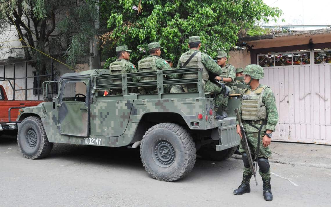 Militares en las calles