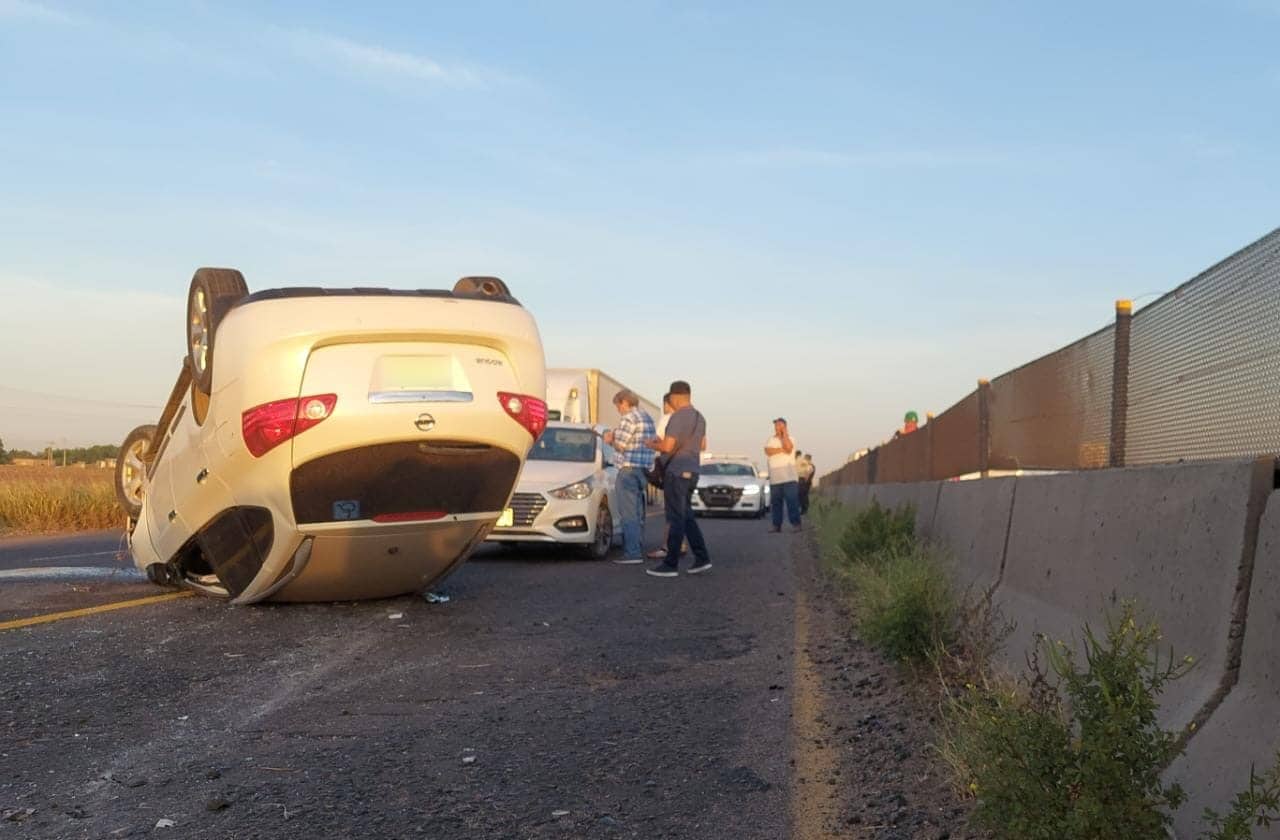 Accidente, Volcadura, Guasave