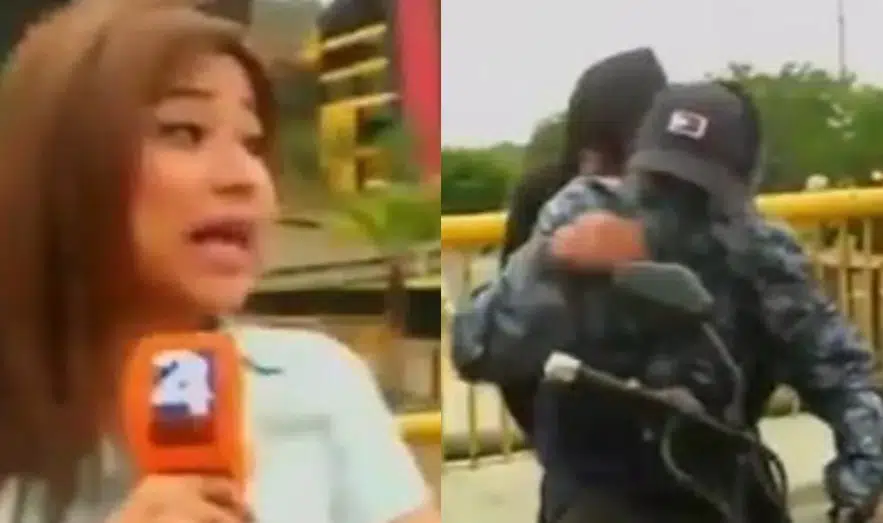 Asalta a periodista en vivo