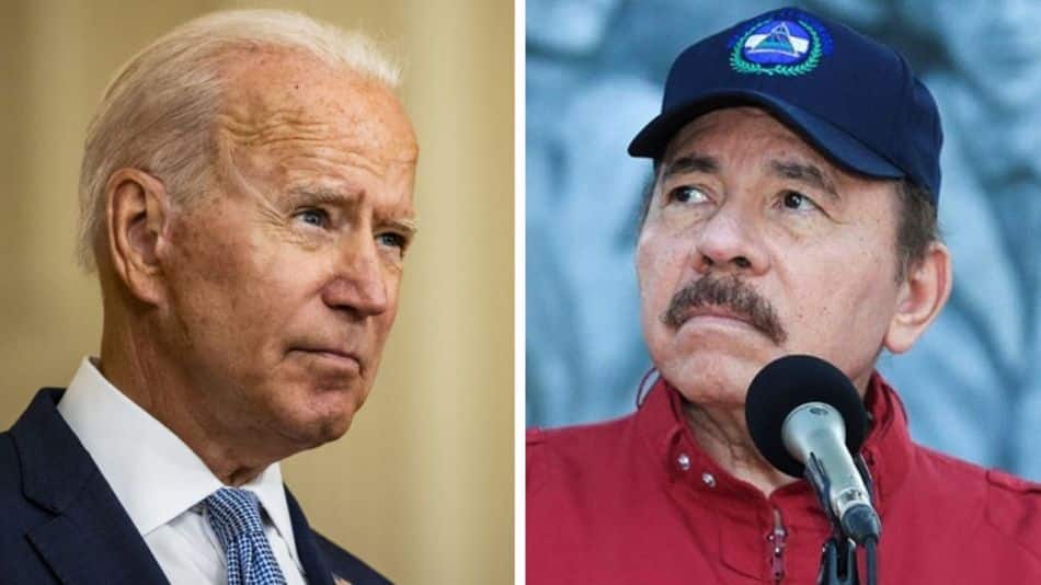 Joe Biden y Daniel Ortega