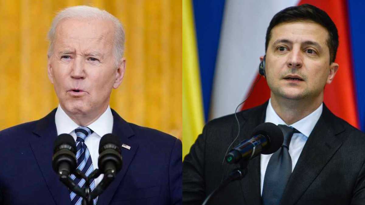 Biden y Zelenski