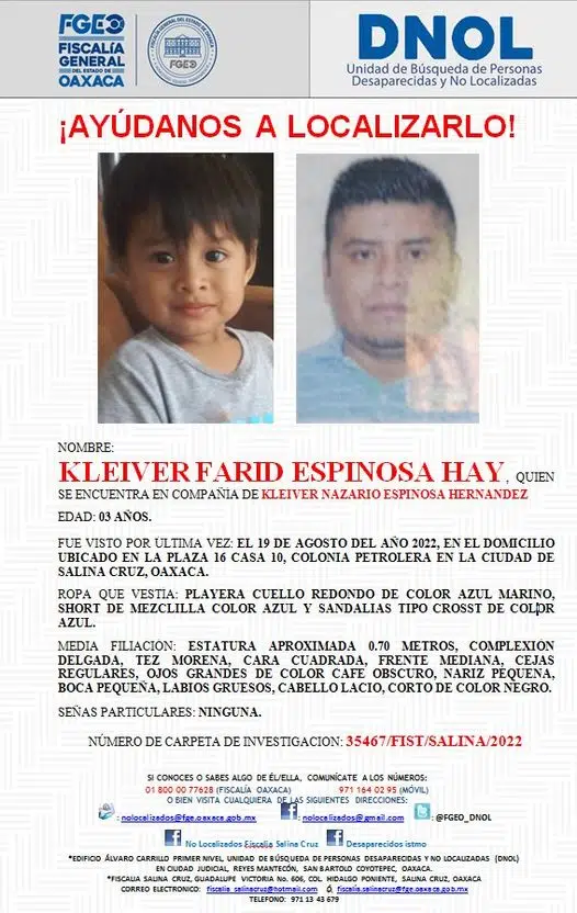 Buscan a hijo de Abigail Hay Urrutia 