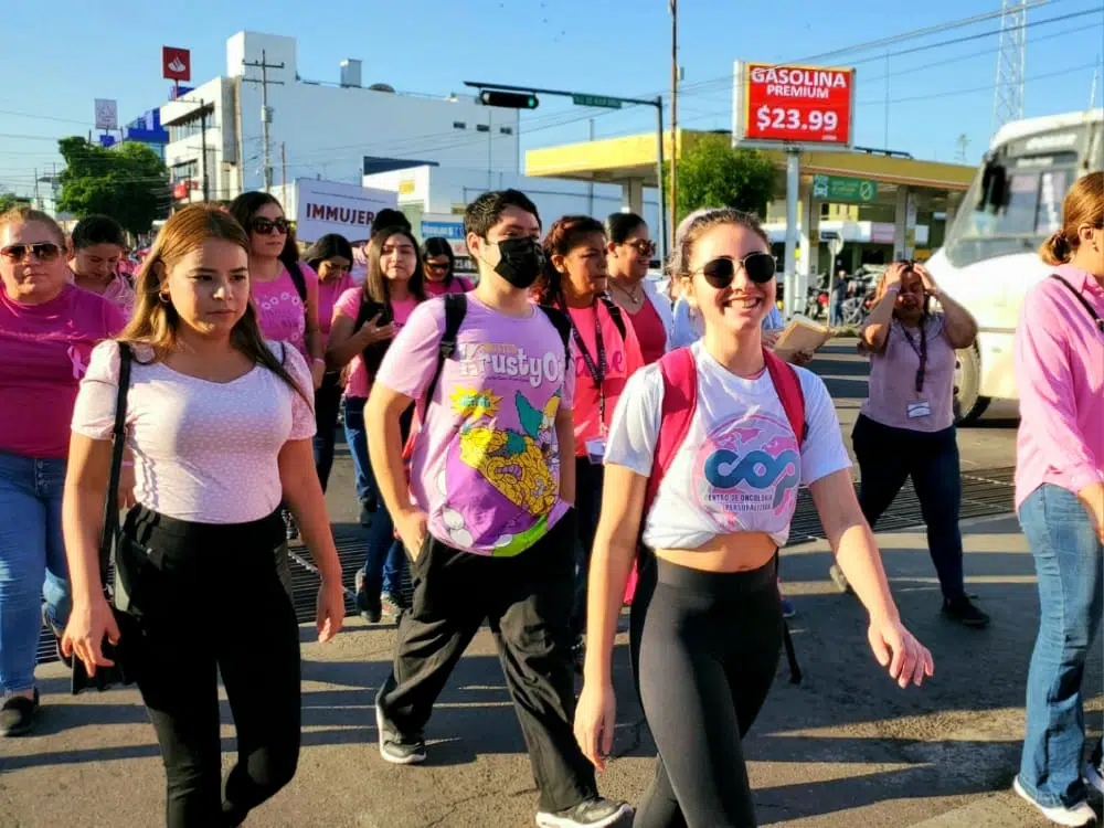 Marcha contra el cáncer de mama