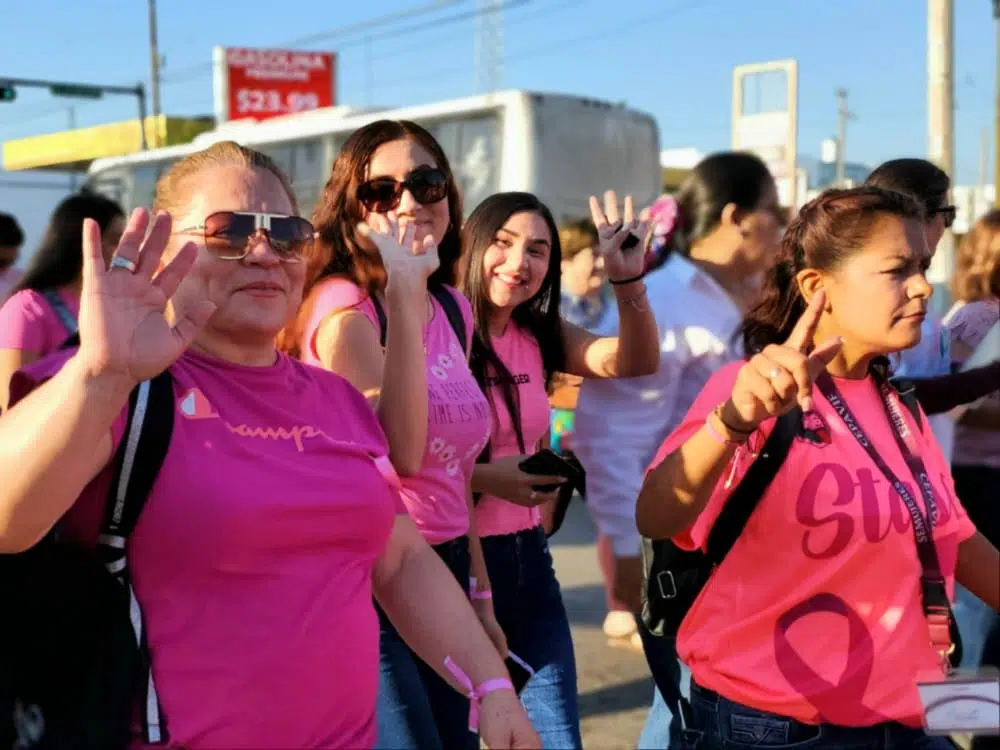 Marcha contra el cáncer de mama