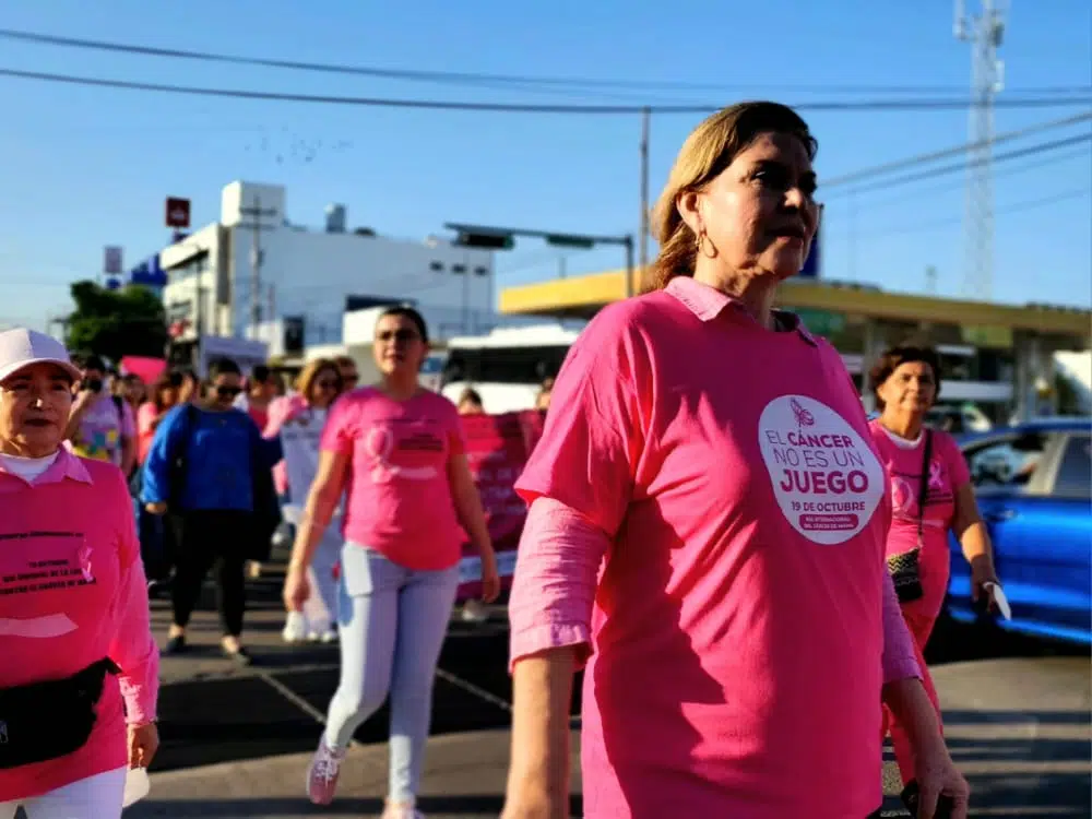 Marcha contra el cáncer de mama