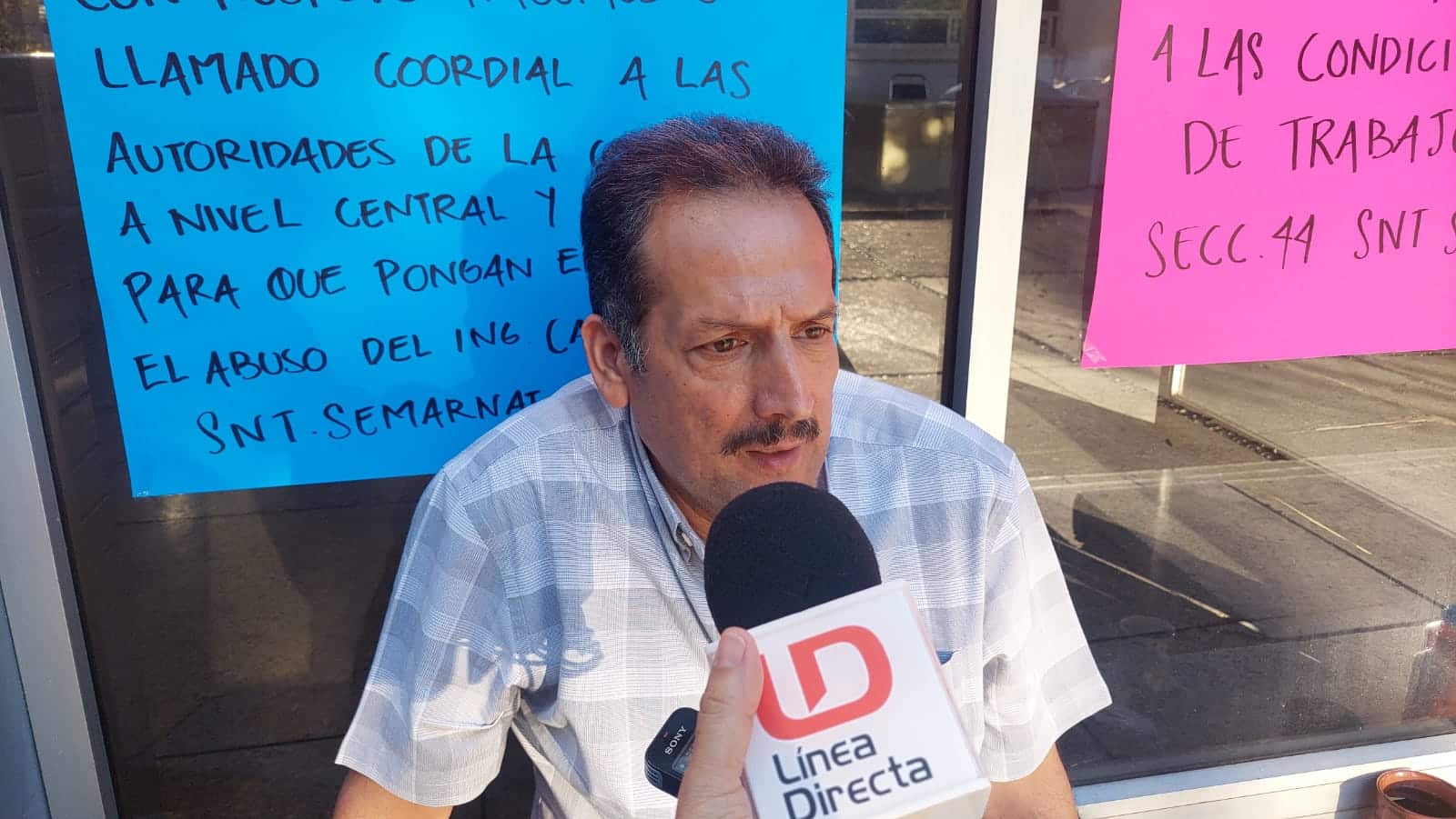 Carlos Fernández Vázquez, Huelga, Conagua