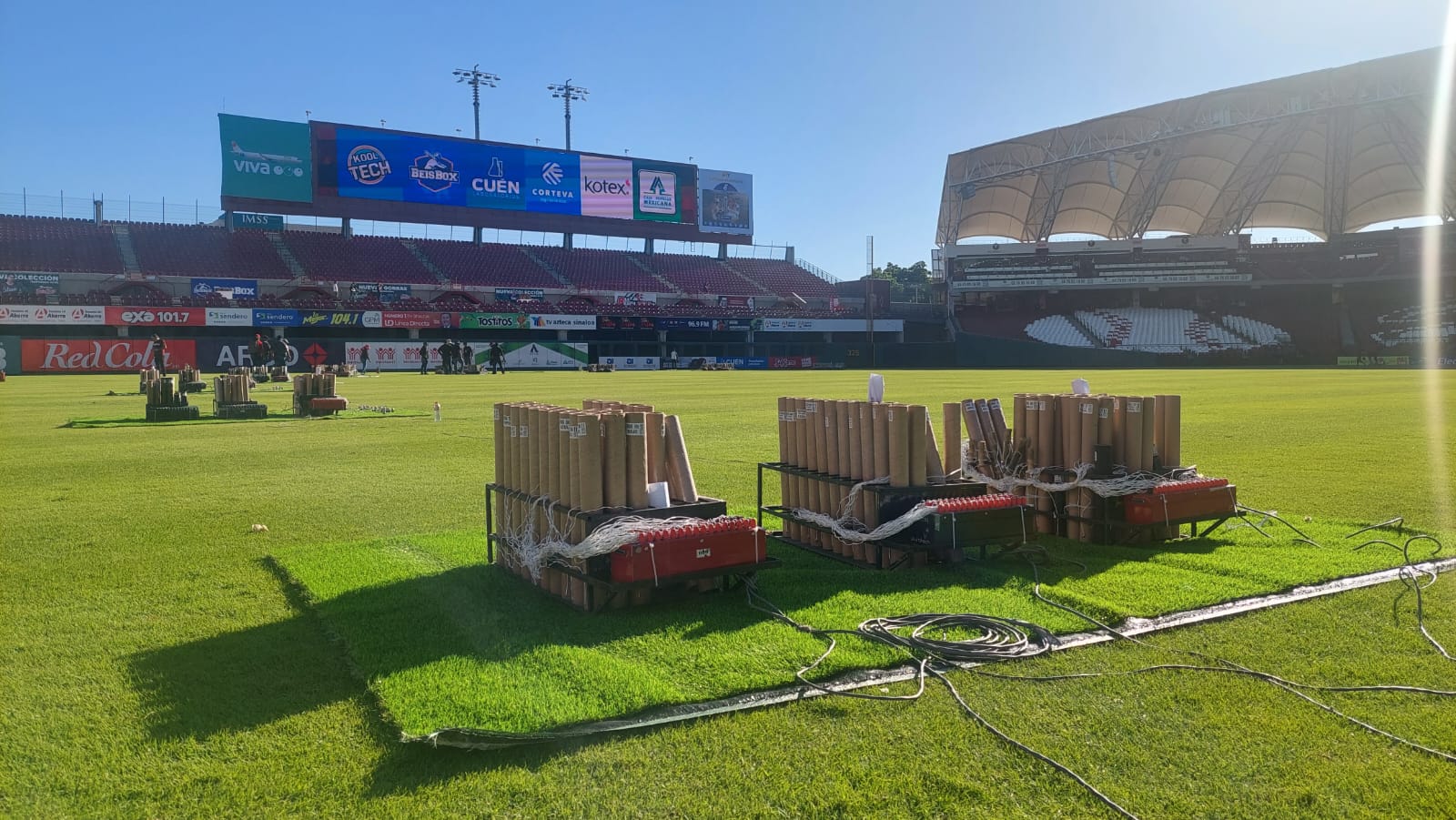 Cerca de 15 kilos de pólvora se detonarán en inauguración de Tomateros de Culiacán 4