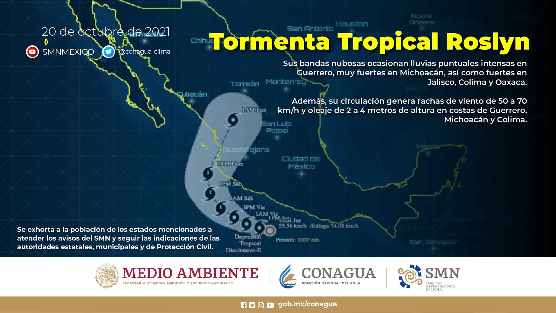 Clima noche lluvia