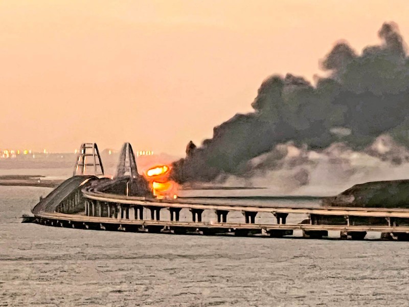Detenidos por atentado puente de Crimea