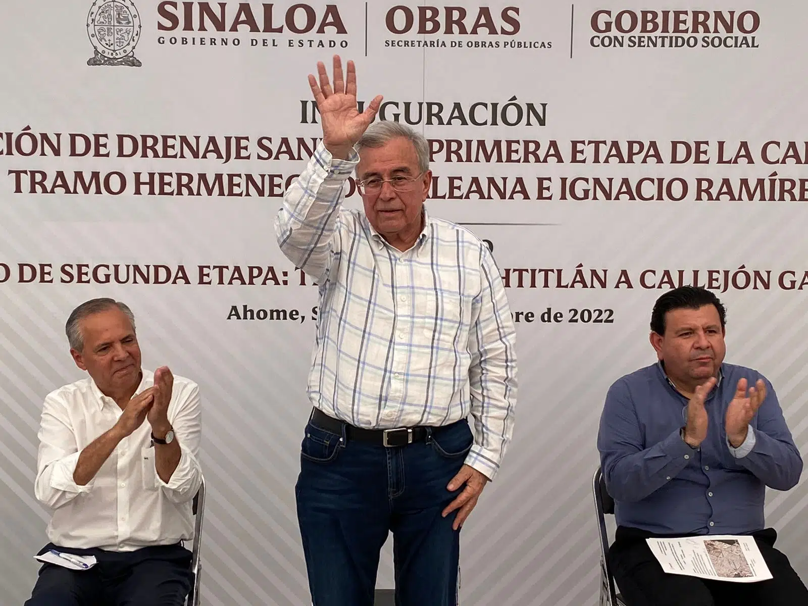 El gobernador Rubén Rocha Moya