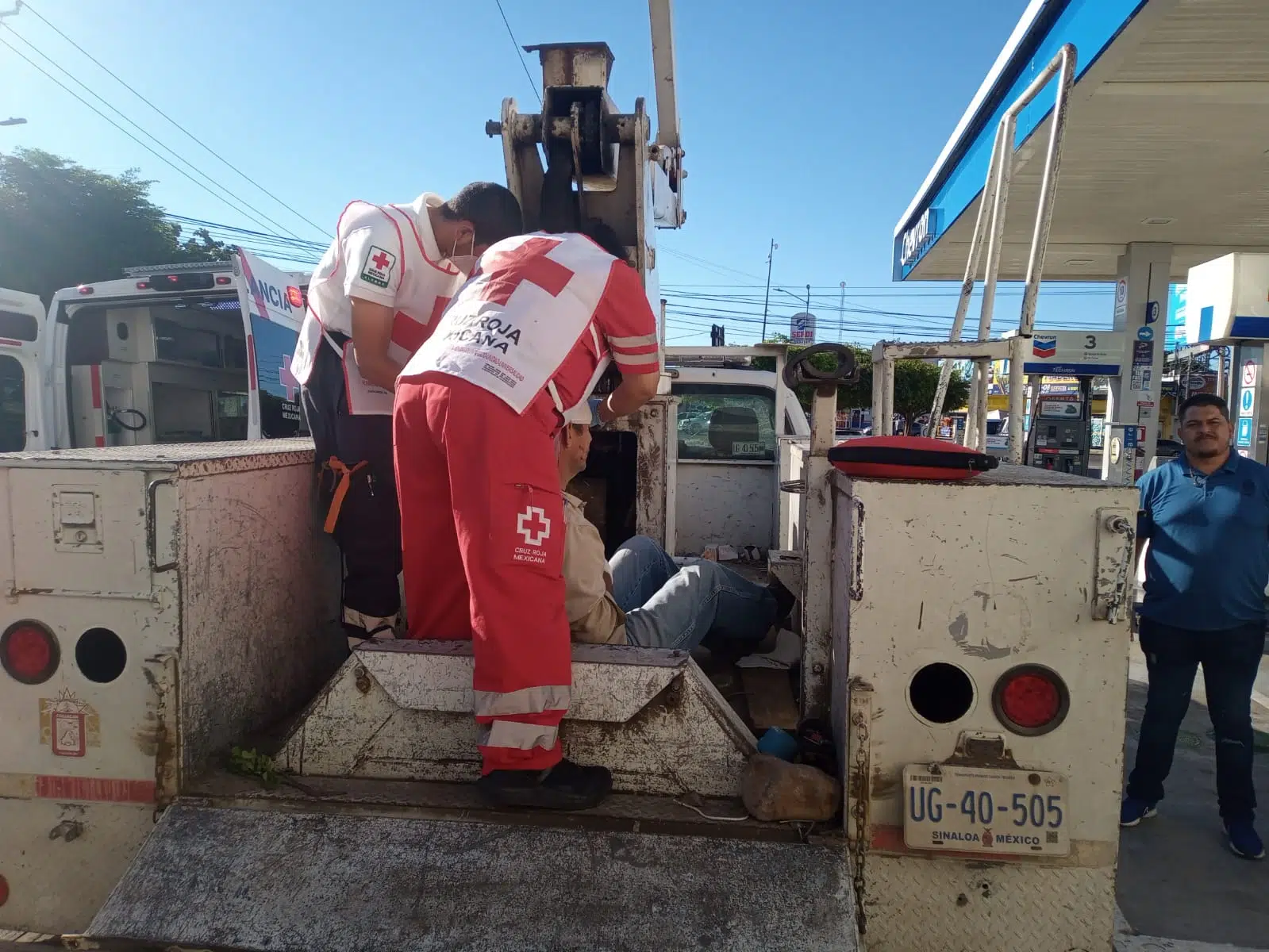 Empleado Ayuntamiento, Culiacán, Accidente