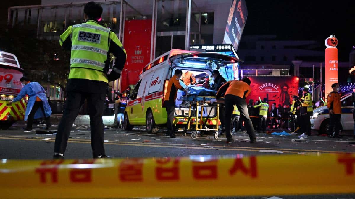 Estampida en Corea del Sur
