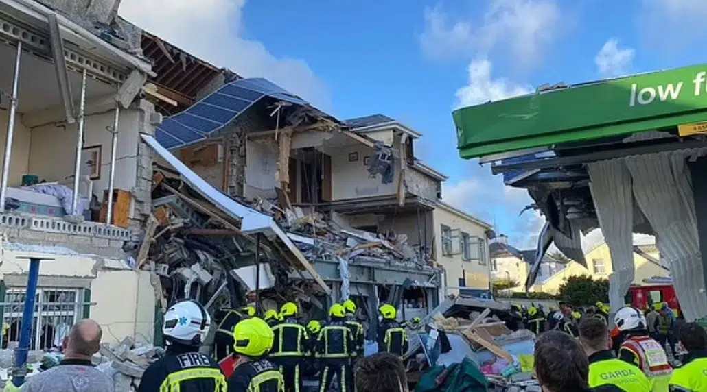 Explosión gasolinera en Irlanda