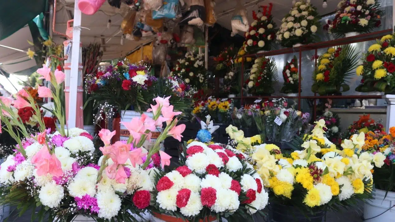 Floristas Día de muertos