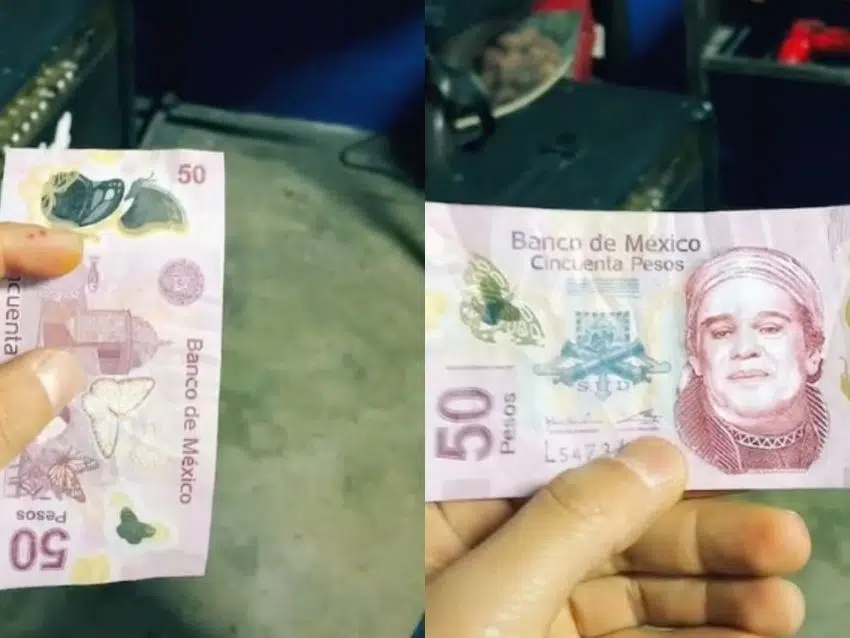 Fusionaron rostros de Juan Gabriel y José María Morelos y Pavón en billetes de 50 pesos