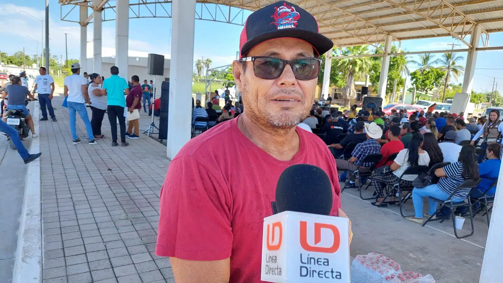 Gonzalo Gallardo, pescador de Altata, no hay camarón