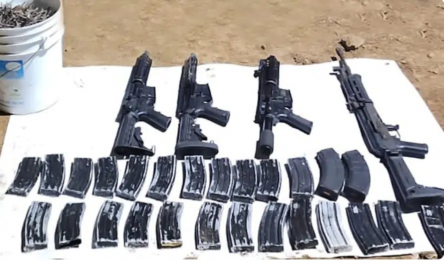 Guardia Nacional detenidos Jalisco droga armas ponchallantas