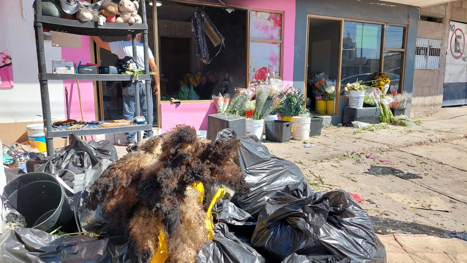 Incendio Florería Los Mochis