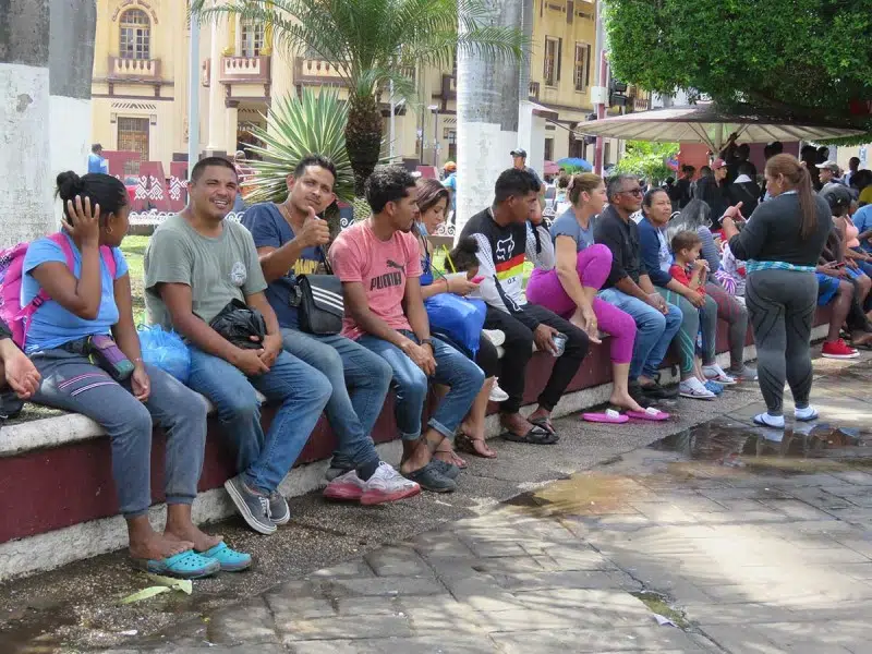 Incrementan retenes ante alta afluencia de migrantes en Chiapas